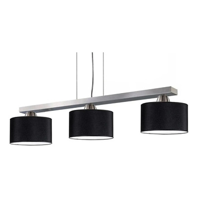 Lampara Colgante 3 Luces Acero Apto Led Moderno Envio 