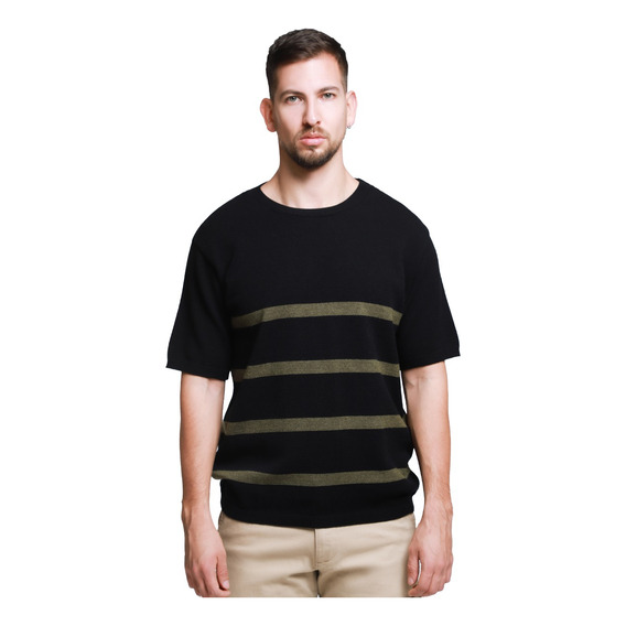 Playera M. Corta Knitwear Caballero Lob Ctpc0026