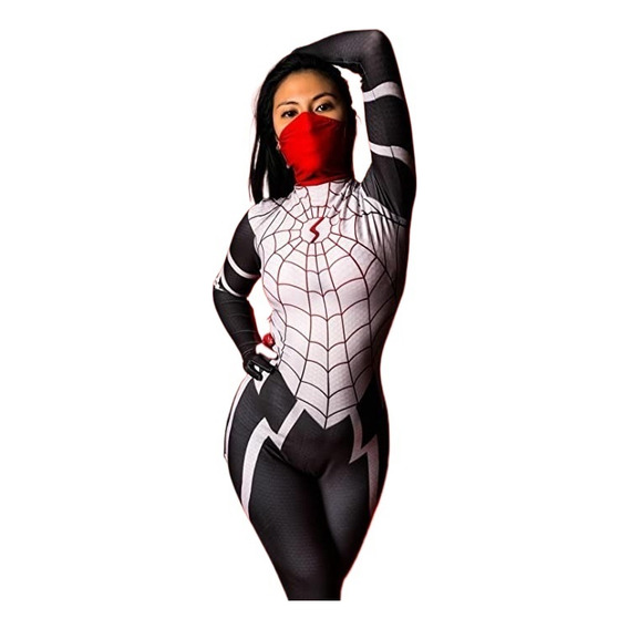 Disfraz De Cosplay De Cindy Moon Silk Spiderman Para Mujer,