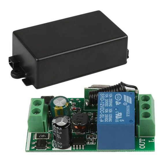 Modulo Controlador Relé Receptor Rf 433mhz 110v Ev1527 2262