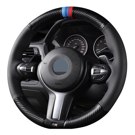 Funda De Volante Bmw M Sport Piel Autentica Con Tipo Fibra