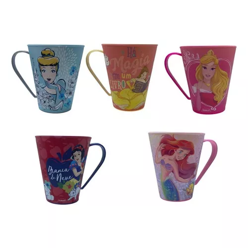 Caneca Infantil Princesas Branca De Neve 360ml Plasútil - Compre Agora -  Feira da Madrugada SP