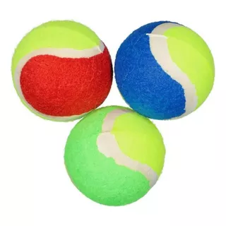 Pelota Tenis X3u Mordible Dura Para Perro Mascotas