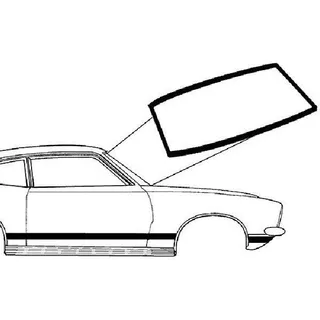Hule De Parabrisas Para Ford Maverick / Comet 1970 - 1977