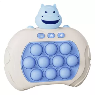 Pop It Eletronico Brinquedo Anti Stress Educativo Com Som Cor Hipopotamo
