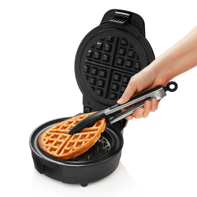 Chefman Wafflera Circular | Anti-derrames | Belga | Antiadhe