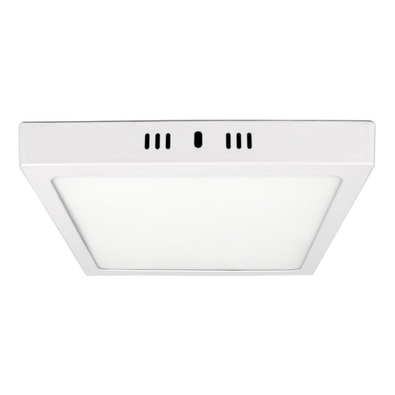 Plafon Led 18w Techo Aplicar Cuadrado Lampara Color Luz Fría