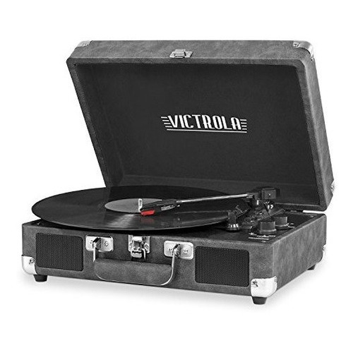 Victrola Tocadiscos Maleta Bluetooth Vintage De 3 Velocidade Color Otros