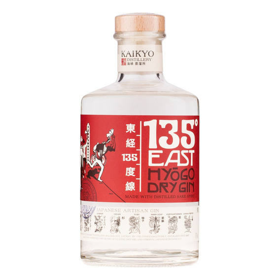 Gin 135º East Hyogo Dry 700ml Japonés Importado Premium