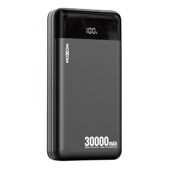 Power Bank Cargador Portátil 30000mah 22.5w Moxom Mx-pb46