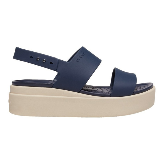 Crocs Sandalias Brooklyn Low Wedge Azul