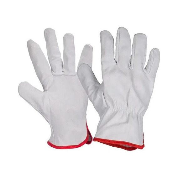 Guantes De Cabritilla Sin Forro Certificado Pack 10 Unidades