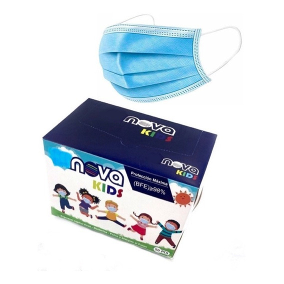 Caja Tapabocas Niño Pediatrico - Unidad A $370