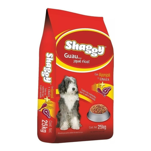 Alimento Shaggy para perro adulto en bolsa de 25kg