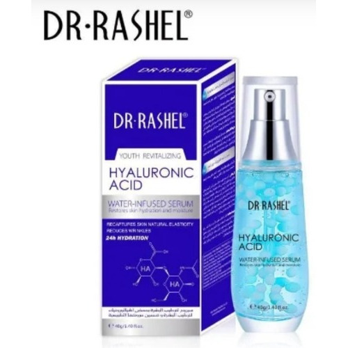 Sérum con infusión de agua con ácido hialurónico Dr. Rashel 40 ml Tiempo de aplicación Día/noche Tipo de piel Todo tipo de piel