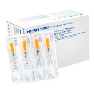 Jeringa Desechable Insulina 0.3ml- 31g X 5/16 100 Unidades