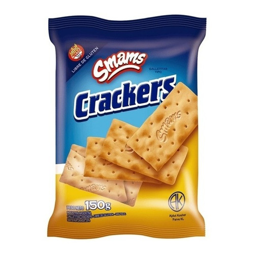 Galletitas Smams Crackers Clásicas 150gr X1u | Sin Tacc