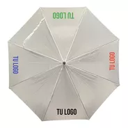 Paraguas Automático Personalizado Con Tu Logo 5 Unidades