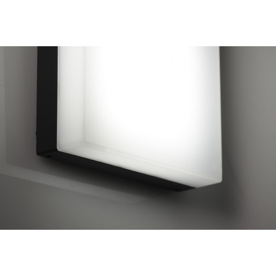 Aplique De Pared Toicho Negro 9w Deco Moderno Exterior Lk