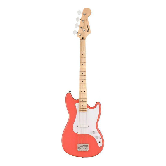 Squier Sonic Bronco Bass, Tahitian Coral, Bajo Eléctrico Cantidad De Cuerdas 4 Color Coral Orientación De La Mano Diestro