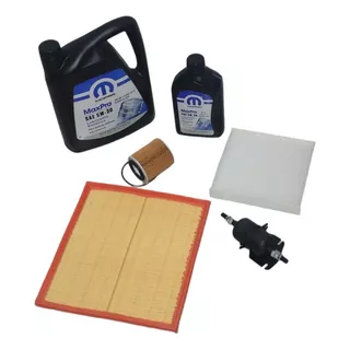 Kit 4 Filtros + Aceite Sintetico 5w30 Mopar 5l 1.8 Fiat