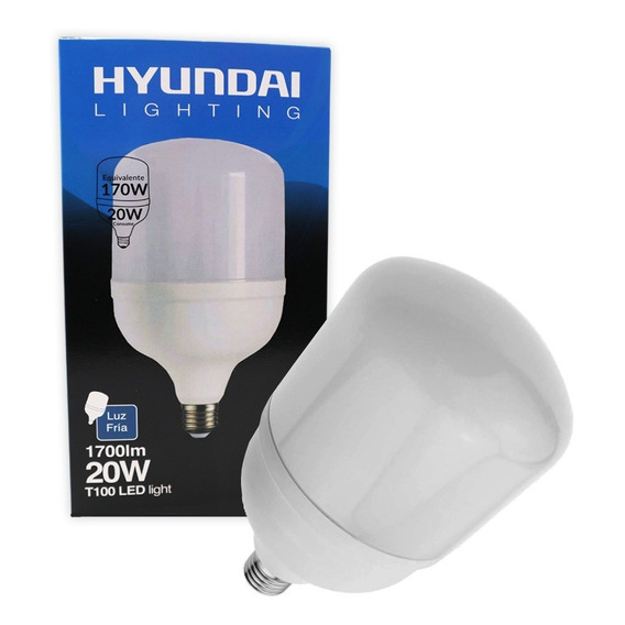 Ampolleta Led 20w Luz Fria Hyundai Lighting