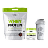 Whey Protein 3 Kg Star Nutrition + Creatina 300 G + Vaso