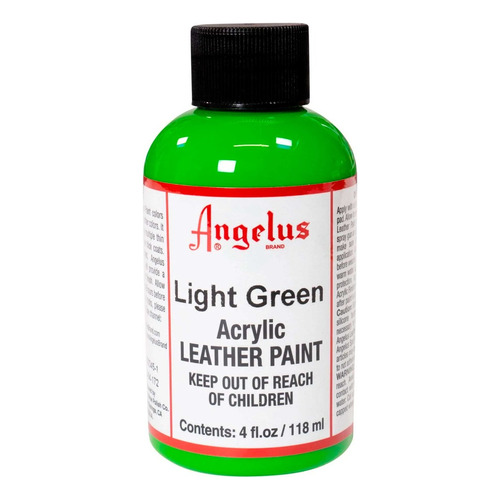 Pintura Acrílica Angelus 4 Oz ( 1 Pieza ) Color Light Green
