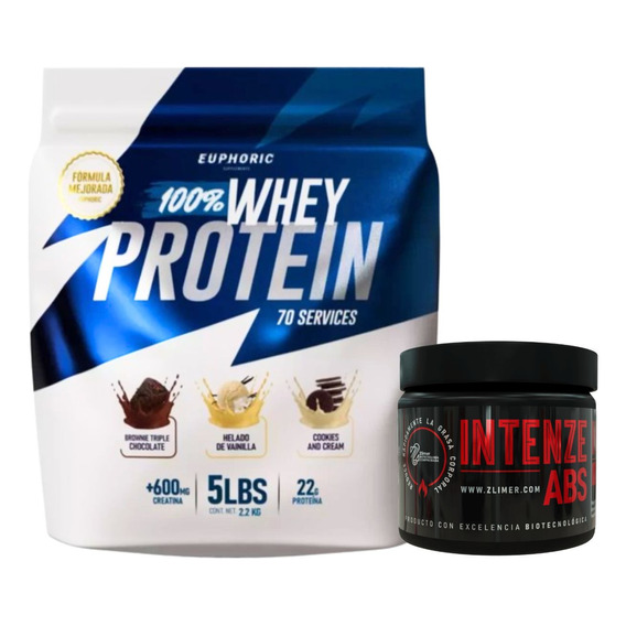 Kit Proteína 100% Whey 2.2kg + Reductor De Grasa Intese Abs