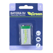 Pilha Bateria 9v Green