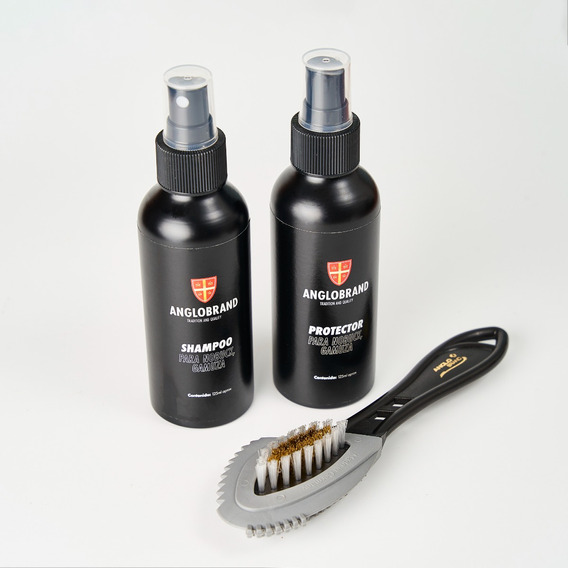 Protector Y Shampoo Nobuck Y Gamuza + Esc Nobuk. Anglobrand