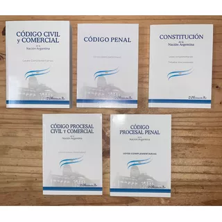 Ccyc/lcompl + Penal + Constitución + Proc Penal +proc Cyc. 5