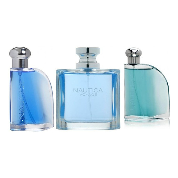  Paquete3 Perfumes Nautica Eau De Toilette 100 ml Para  Hombre