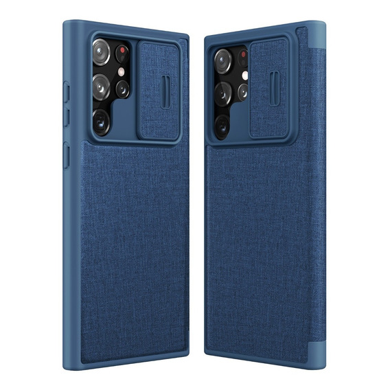 Case Funda S23 Ultra Nillkin Qin Pro Flip Cover Wallet 