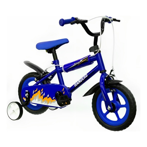 Bicicleta Randers  Para Niño Color Azul Rodado 12 Mg