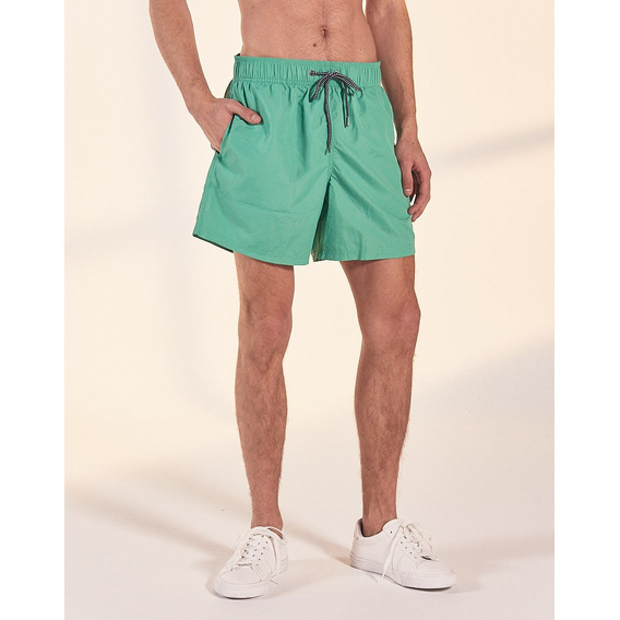 Short De Baño Honolulu, Hombre, Slim Fit, Verde, Equus