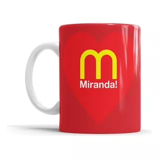 Taza Cerámica Miranda! El Disco De Tu Corazón