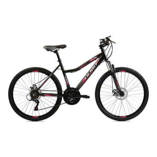 Mountain bike femenina Olmo Flash 265 18" 18v frenos de disco mecánico cambios Shimano Tourney TZ500 color gris/rosa  