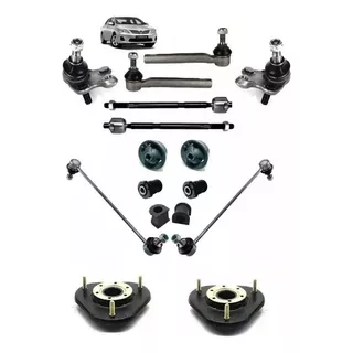 Kit Suspensão + Buchas Toyota Corolla 2009/2014- Novo