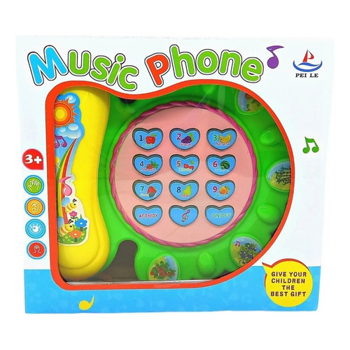 Telefono Celular Sonido Luces Educativo Melodia Piano Musica