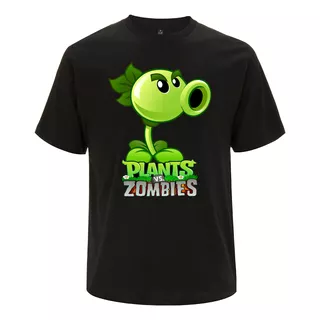 Remeras Plantas Vs Zombies 100% Algodón