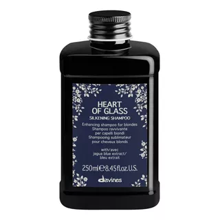  Heart Of Glass Silkening Shampoo Azul Índigo Davines 250 Ml