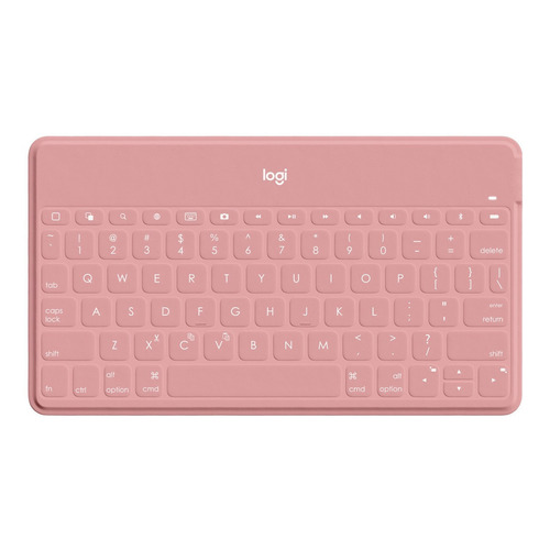 Teclado bluetooth Logitech Keys-To-Go QWERTY español color blush