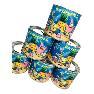 Alcancias Souvenir Personalizadas X 15 Bob Esponja