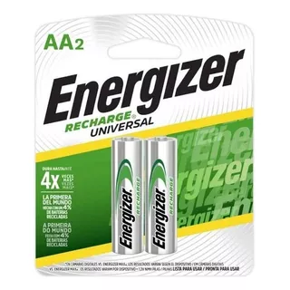 Pila Recargable Aaa X2 Energizer