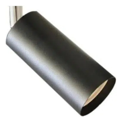 Cabezal Latino Spot Led Riel Gu10 Metal Negro X5 Negro