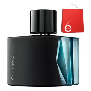 Perfume Kromo Black Hombre + Bolsa De Regalo Ésika