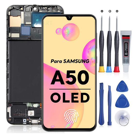 Pantalla Para Samsung A50 A30 A505 Display Oled Con Marco