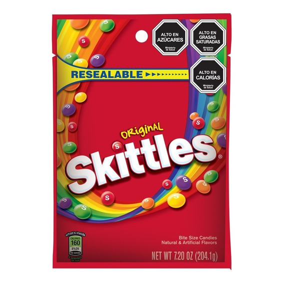 Skittles Original Caramelo Masticable 204g
