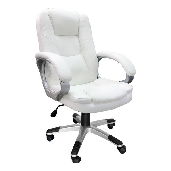 Silla de escritorio Morshop S4 gamer ergonómica  blanca